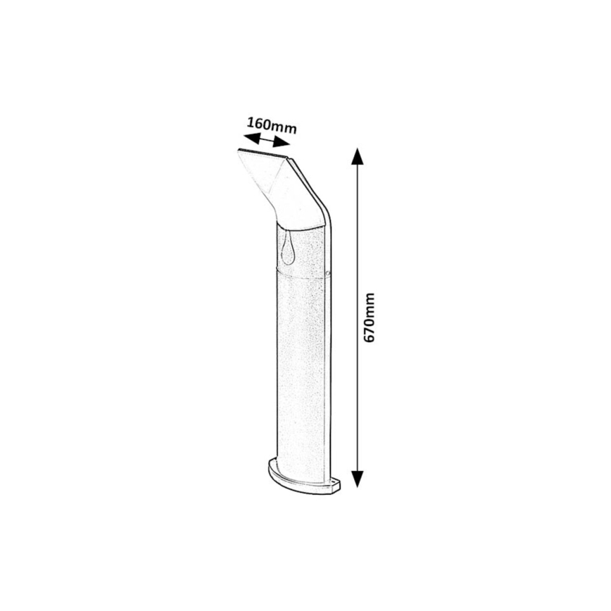 Rabalux - Lámpara LED de exterior LED/10W/230V IP54