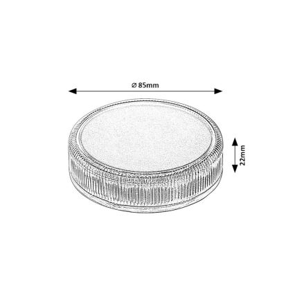 Rabalux - Lámpara solar LED LED/0,3W/1,2V 800mAh IP65