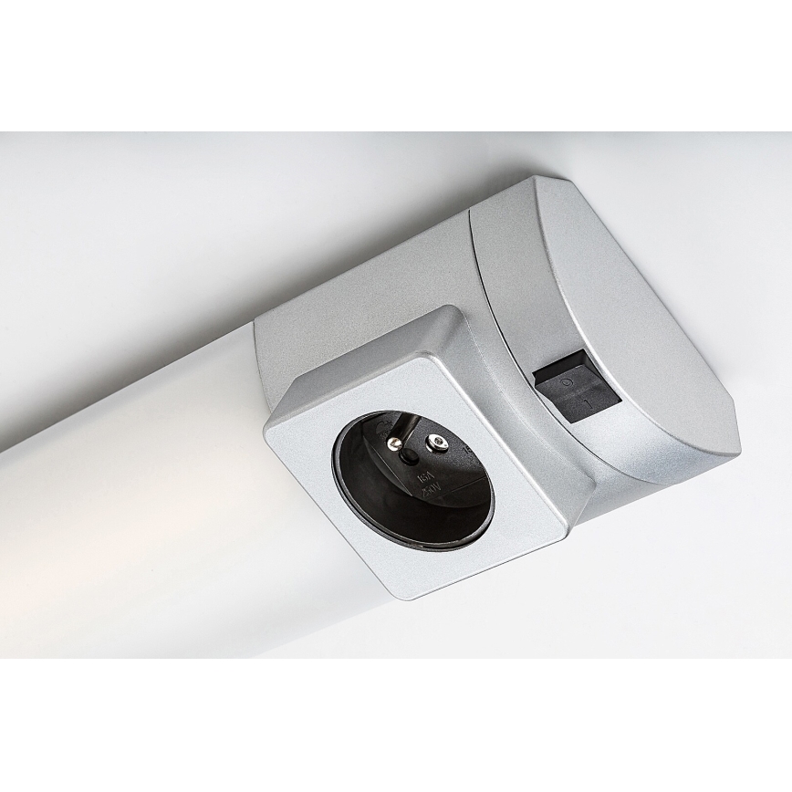 Rabalux - Lámpara LED bajo mueble de cocina con enchufe LED/5W/230V 4000K 45cm plata