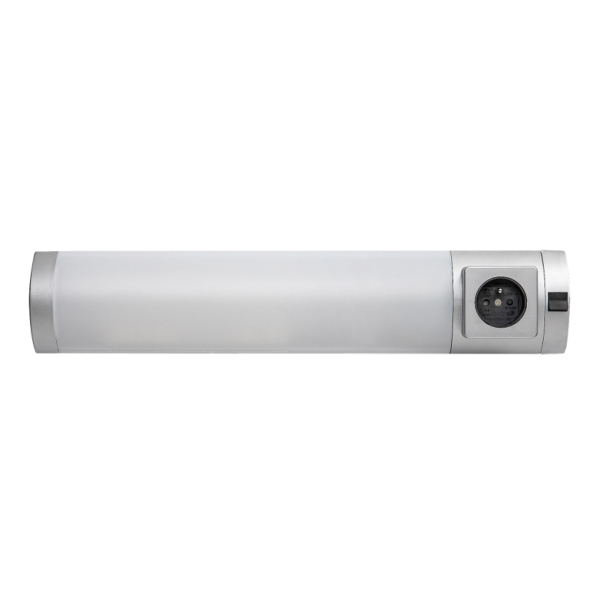 Rabalux - Lámpara LED bajo mueble de cocina con enchufe LED/5W/230V 4000K 45cm plata