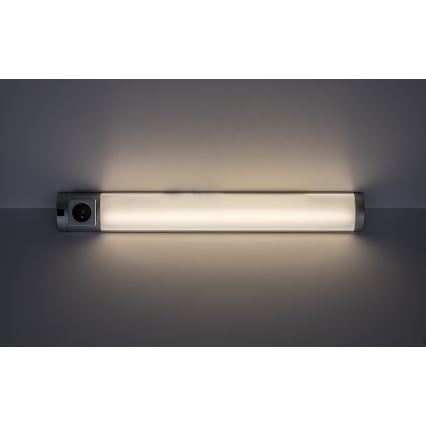 Rabalux - Lámpara LED para debajo del mueble de cocina con enchufe LED/8W/230V 4000K 68 cm plata