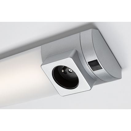 Rabalux - Lámpara LED para debajo del mueble de cocina con enchufe LED/8W/230V 4000K 68 cm plata
