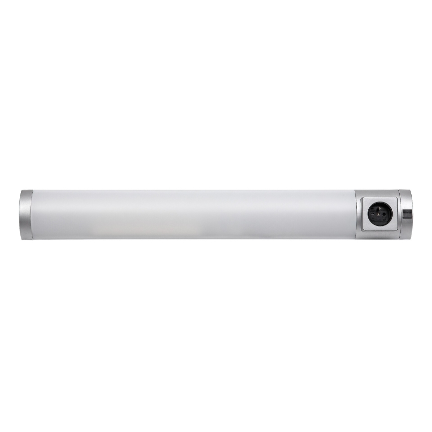 Rabalux - Lámpara LED para debajo del mueble de cocina con enchufe LED/8W/230V 4000K 68 cm plata