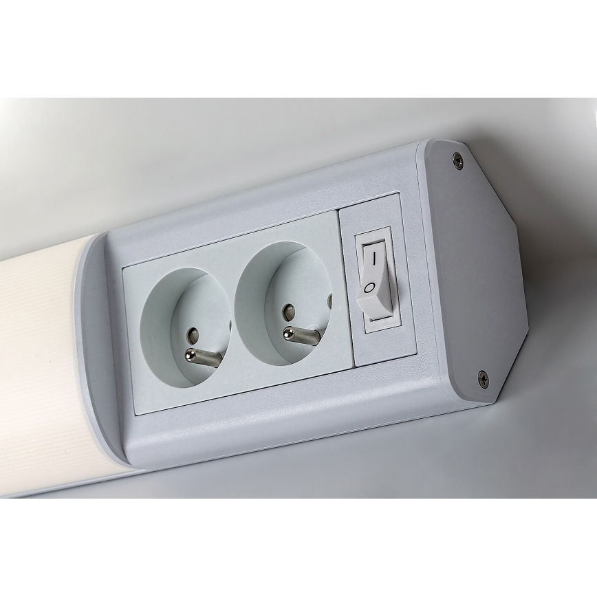 Rabalux - LED Lámpara bajo mueble de cocina con enchufes LED/10W/230V 4000K 50cm blanco