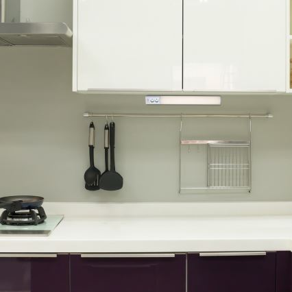 Rabalux - Lámpara LED bajo mueble de cocina con enchufes LED/15W/230V 4000K 70cm blanco
