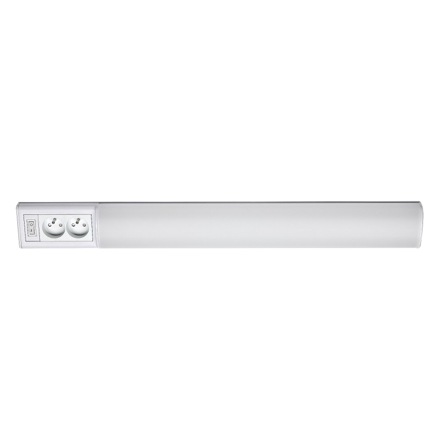 Rabalux - Lámpara LED bajo mueble de cocina con enchufes LED/15W/230V 4000K 70cm blanco