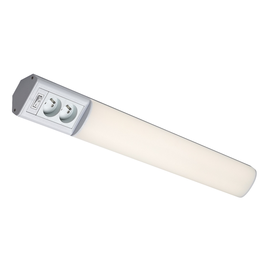 Rabalux - Lámpara LED bajo mueble de cocina con enchufes LED/15W/230V 4000K 70cm blanco