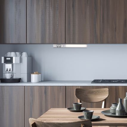 Rabalux - Lámpara LED para debajo del mueble de cocina con enchufes LED/18W/230V 4000K 60 cm blanco