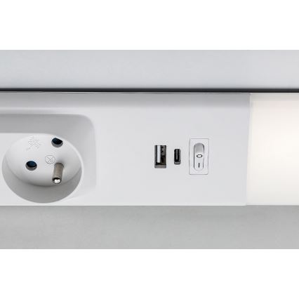 Rabalux - Lámpara LED para debajo del mueble de cocina con enchufes LED/18W/230V 4000K 60 cm blanco