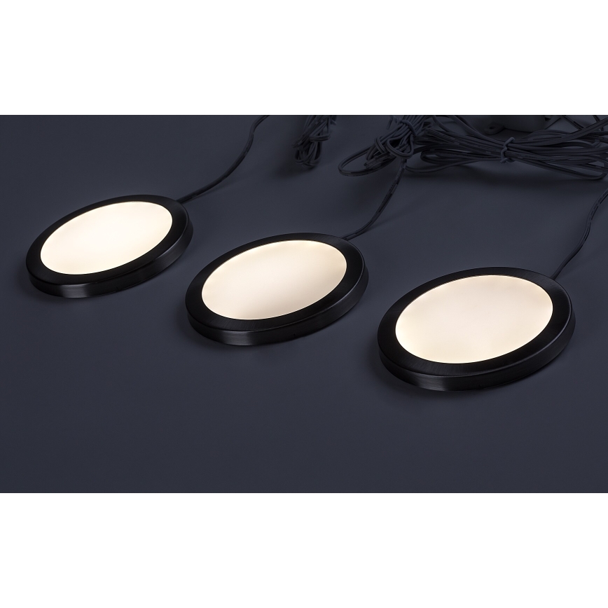 Rabalux - SET 3x LED Iluminación regulable para armarios 3xLED/1W/230V 4000K