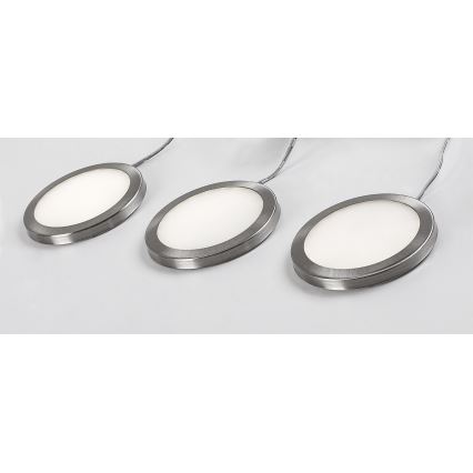 Rabalux - SET 3x LED Iluminación regulable para armarios 3xLED/1W/230V 4000K
