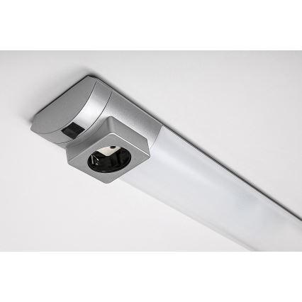 Rabalux - Iluminación LED bajo mueble con toma LED/5W/230V 4000K 45 cm cromo mate