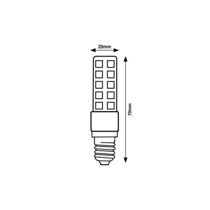 Rabalux - Bombilla LED T20 E14/6W/230V 4000K