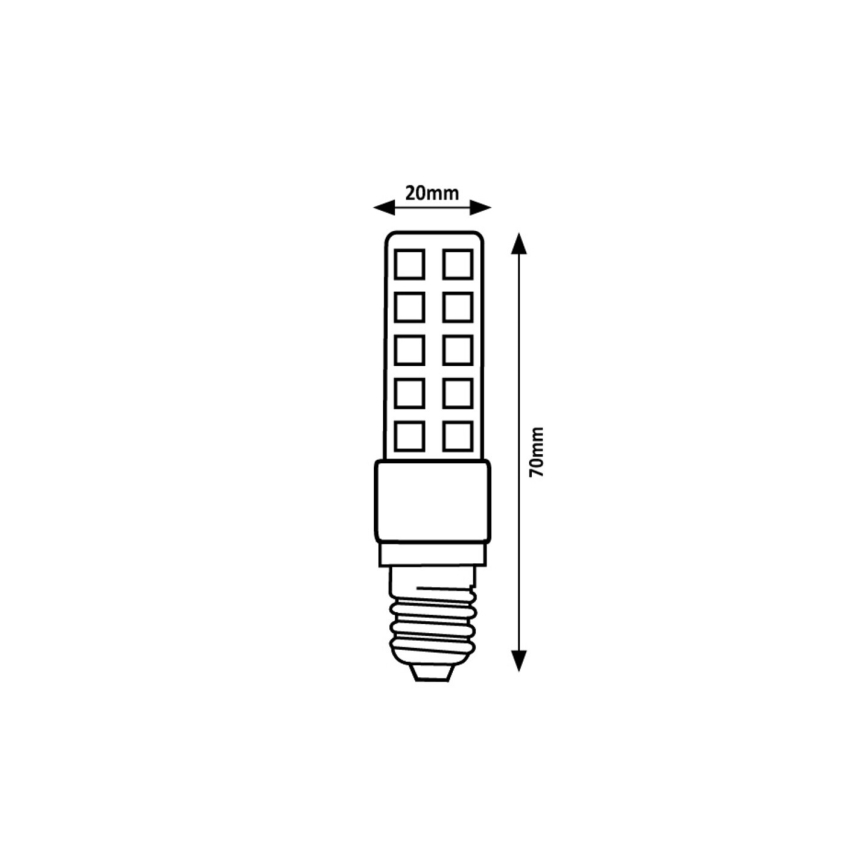 Rabalux - Bombilla LED T20 E14/6W/230V 4000K