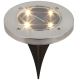 Rabalux - LED Lámpara exterior con sensor LED/0,24W/1xAA negro IP44