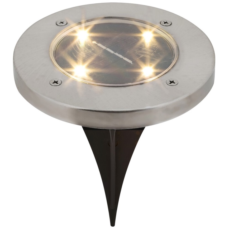 Rabalux - LED Lámpara exterior con sensor LED/0,24W/1xAA IP44 negra