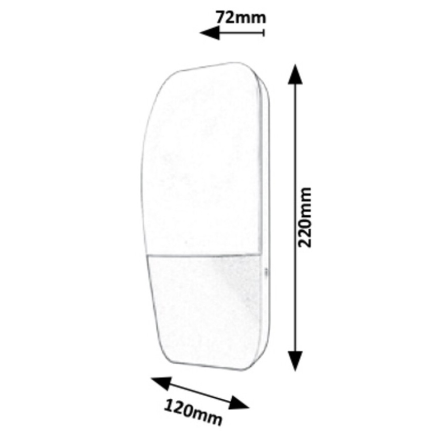 Rabalux - Aplique LED para exterior LED/10W/230V IP65 800lm 4000K