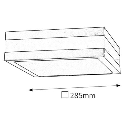 Rabalux - Aplique exterior 2xE27/11W/230V IP44