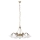 Rabalux 8556 - Lámpara colgante ORCHIDEA 6xE14/40W+2xE27/60W