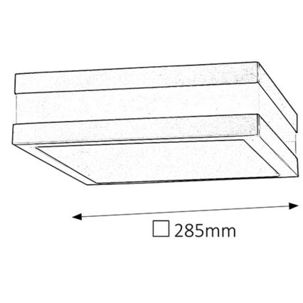 Rabalux - Aplique exterior 2xE27/11W/230V IP44