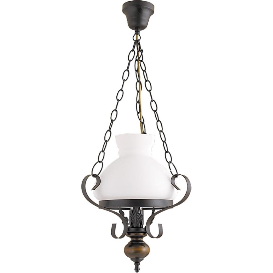 Rabalux - Vidrio de repuesto para lámpara de araña E27 diá. 23,5 cm blanco