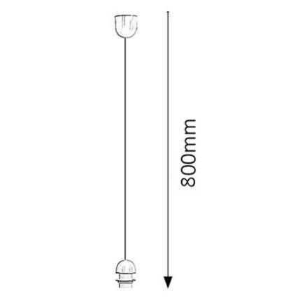 Rabalux - Cable de alimentación 1xE27/60W/230V