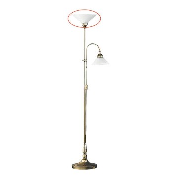 Rabalux 9934 - Vidrio de recambio para lámpara de pie MARIAN E27