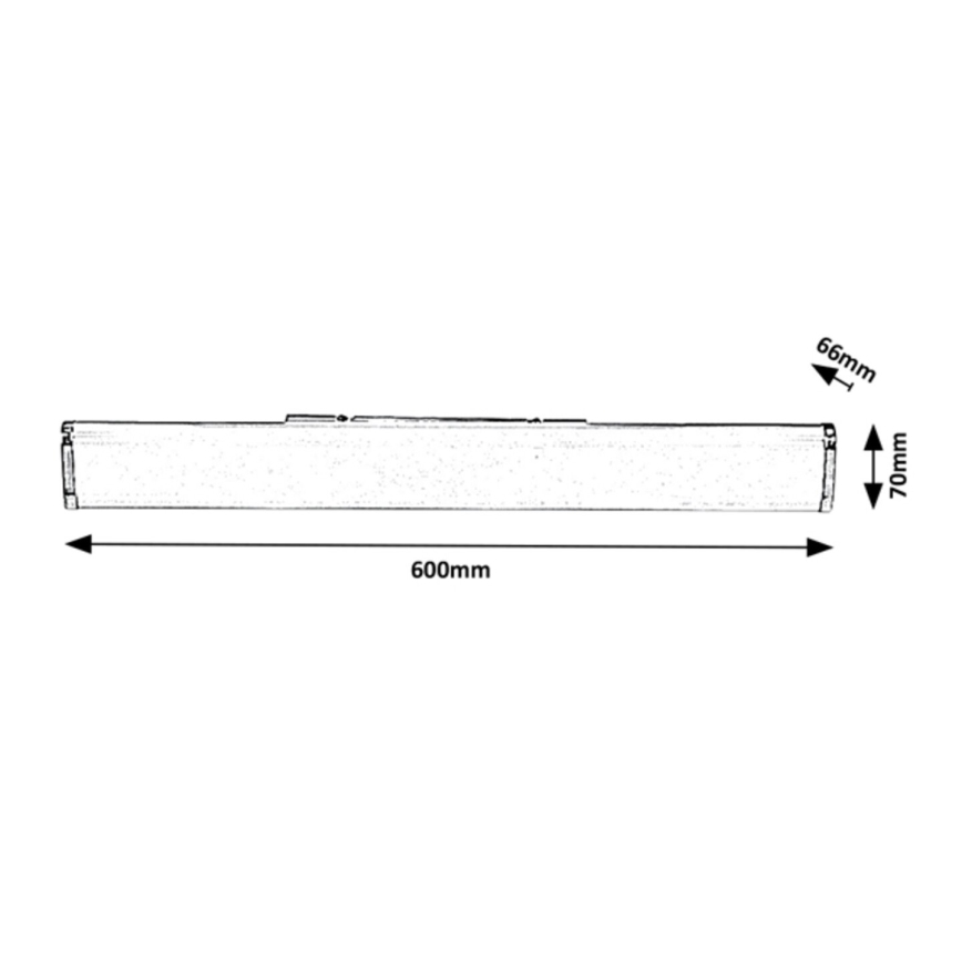 Rabalux - Aplique de baño LED LED/14W/230V IP44