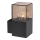 Rabalux - Aplique de exterior 1xE27/60W/230V IP54 negro