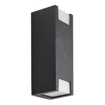 Rabalux - Aplique de exterior 2xGU10/7W/230V IP44 negro