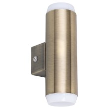 Rabalux - Aplique LED para exterior 2xLED/4W/230V IP44 bronce