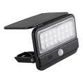 Rabalux - Aplique LED solar con sensor LED/7W/3,7V IP54 negro