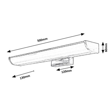 Rabalux - Iluminación LED para espejos de baño LED/7,5W/230V IP44