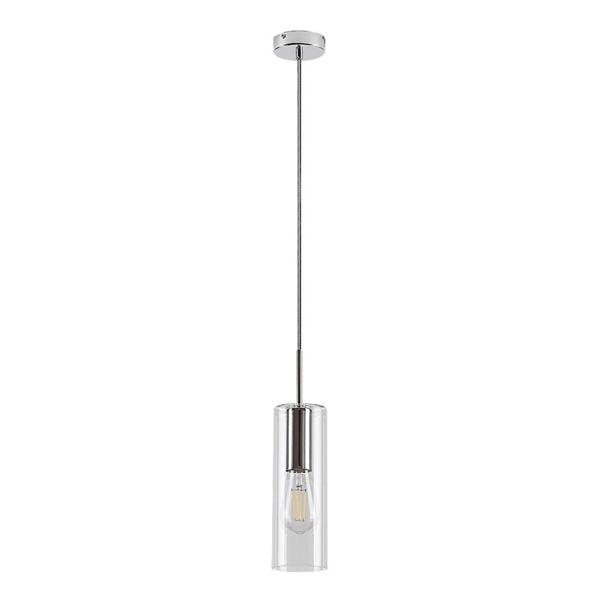 Rabalux - Lámpara colgante 1xE27/40W/230V transparente/cromo brillante
