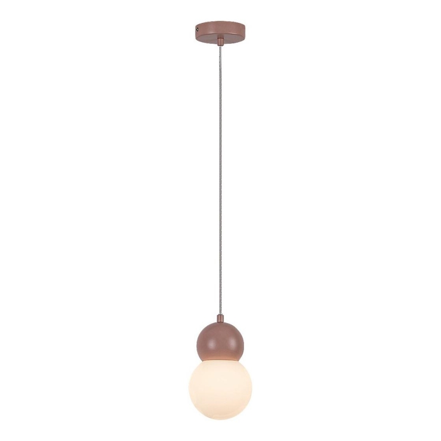 Rabalux - Lámpara colgante 1xG9/38W/230V rosa