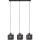 Rabalux - Lámpara colgante 3xE27/40W/230V negro