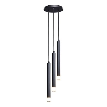 Rabalux - Lámpara colgante 3xG9/5W/230V negro