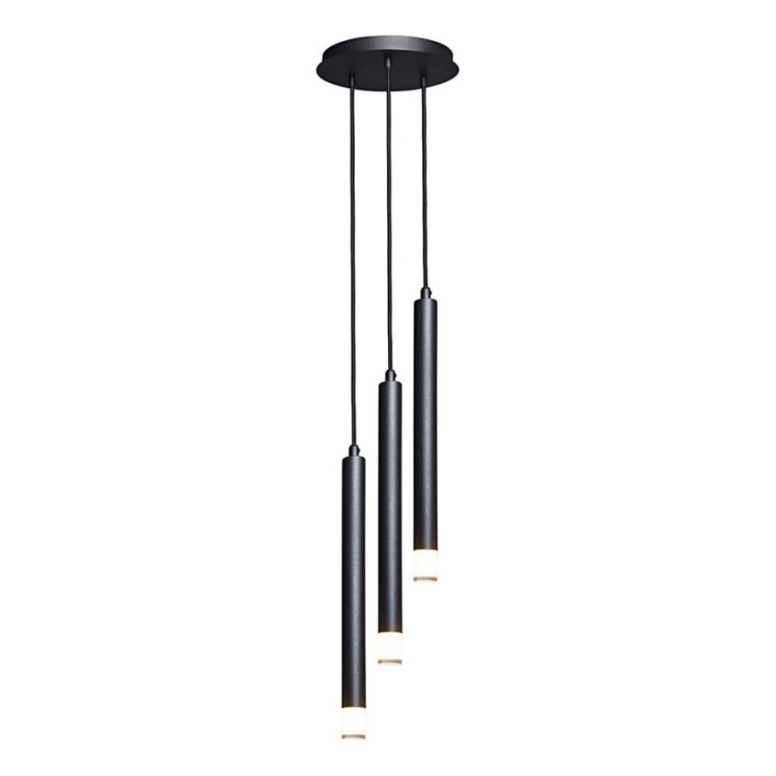 Rabalux - Lámpara colgante 3xG9/5W/230V negro