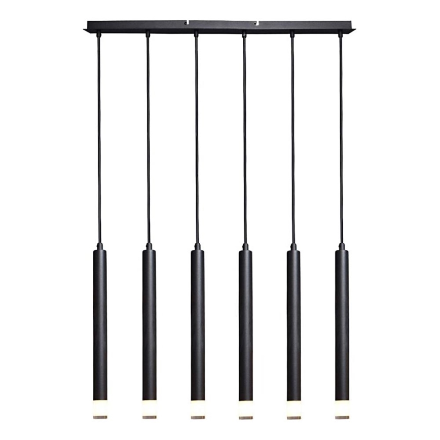 Rabalux - Lámpara colgante 6xG9/5W/230V negro