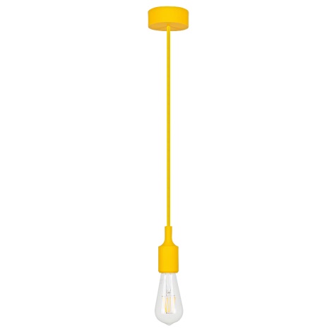 Rabalux - Lámpara colgante E27/40W amarillo