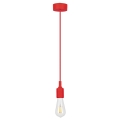 Rabalux - Lámpara colgante E27/40W rojo