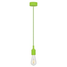 Rabalux - Lámpara colgante E27/40W verde