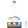 Rabalux - Lámpara colgante LED regulable LED/28W/230V cuadrado 3000-6000K + CR