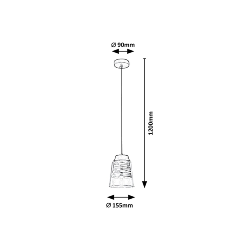 Rabalux - Lámpara de araña con cable 1xE27/60W/230V