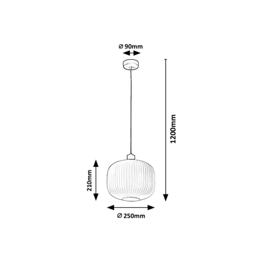 Rabalux - Lámpara de araña con cable 1xE27/60W/230V