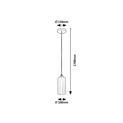 Rabalux - Lámpara de araña de cable 1xE27/40W/230V