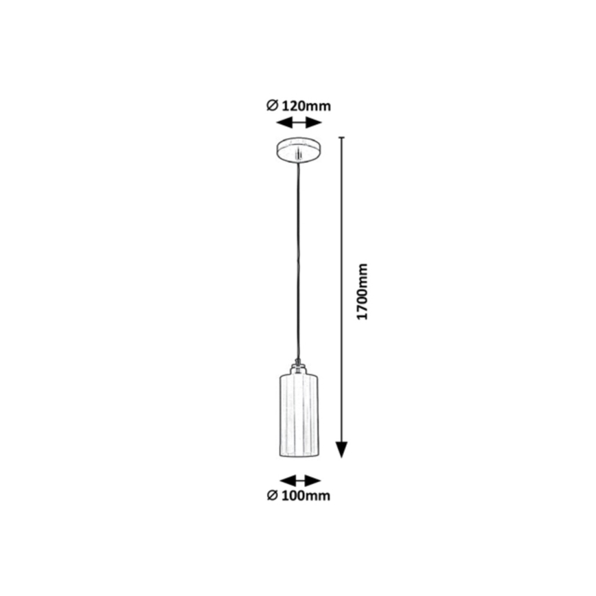 Rabalux - Lámpara de araña de cable 1xE27/40W/230V