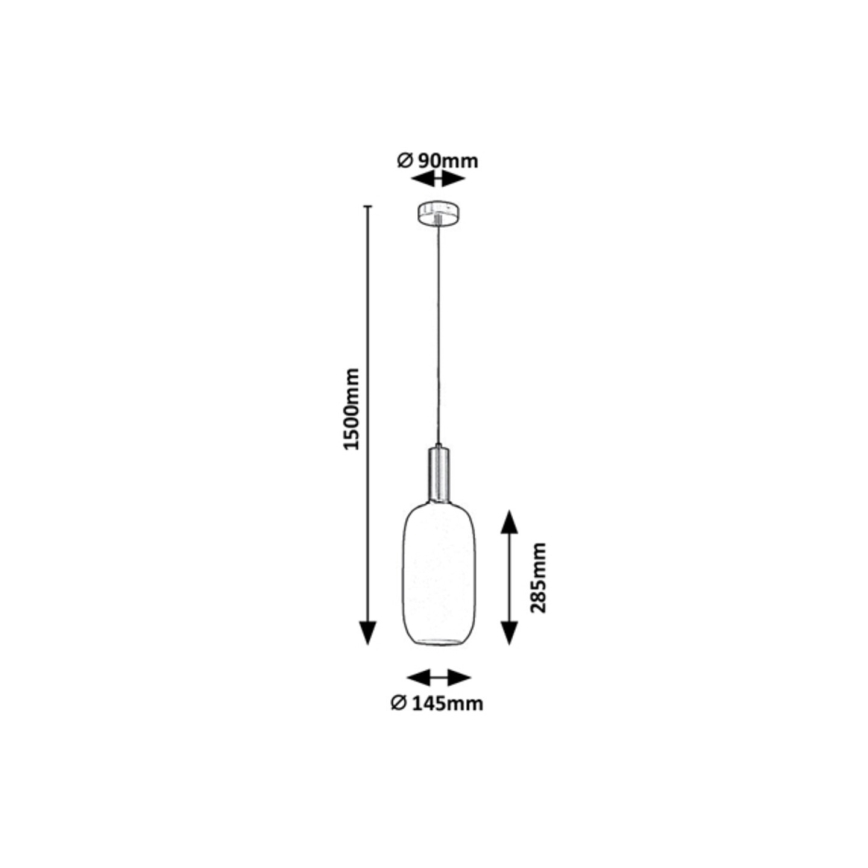 Rabalux - Lámpara de araña de cable 1xE27/60W/230V