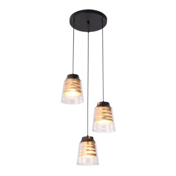 Rabalux - Lámpara de araña de cable 3xE27/60W/230V