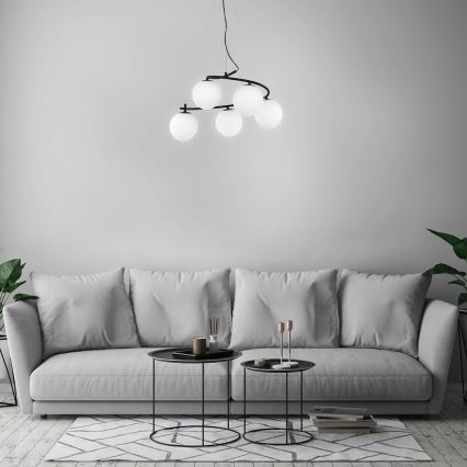 Rabalux - Lámpara de araña de cable 5xE14/5W/230V